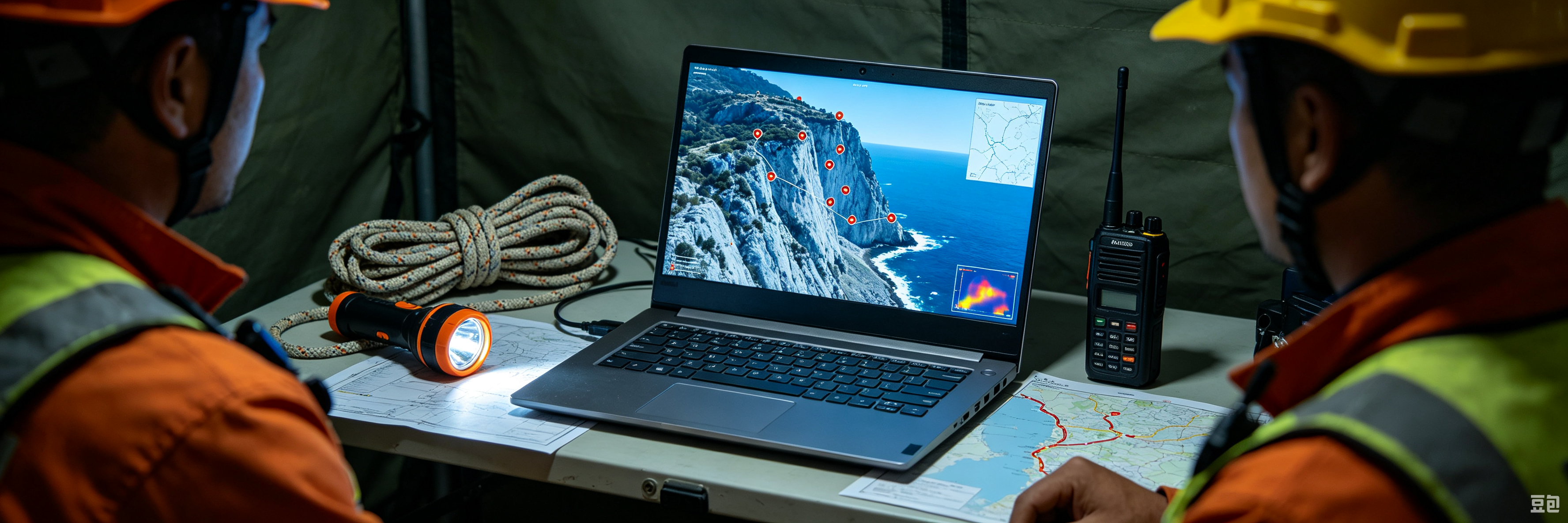 Thermal-Assisted Cliff Rescue Operation